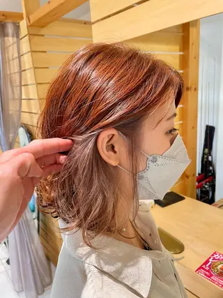 ミディアム カラー ✨髪質改善🎨 杉本賢人のヘアスタイル