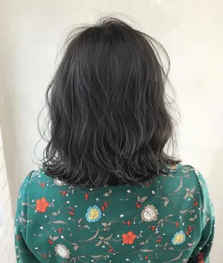 ミディアム カラー ヘアアレンジ Aloa透明感ヘア ♡kanami♡のヘアスタイル