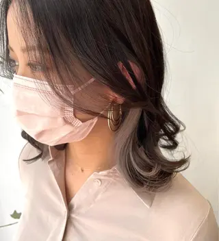 カラー 【店長】インナー指名 No.1戸塚優思のヘアスタイル