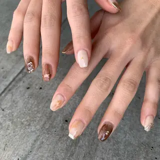 ネイル YUKIMO🍎名駅 /ニュアンスのネイルデザイン