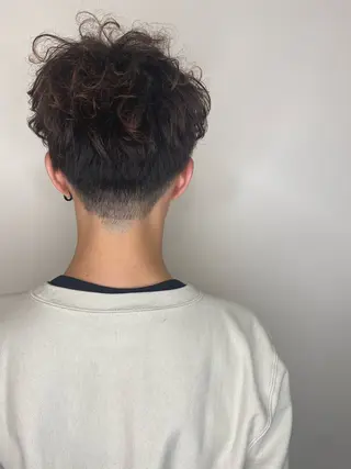 ミディアム パーマ Hiroshi ヒロシのヘアスタイル