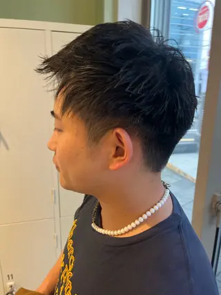 ショート パーマ メンズ shoji༄ mikuのヘアスタイル