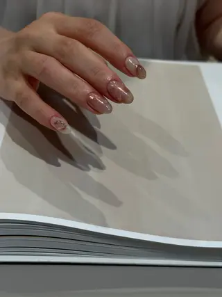 ショート カラー パーマ ヘアアレンジ メンズ キッズ ネイル マツエク・マツパ アイブロウ ar. harajukuのネイルデザイン