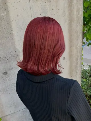 ミディアム カラー ブランシェ神領店 笹原渚紗のヘアスタイル