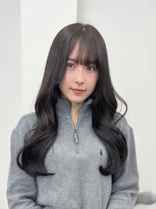 セミロング カラー パーマ ヘアアレンジ メンズ キッズ ネイル マツエク・マツパ アイブロウ 渋谷レイヤーカット❌ 縮毛矯正専門/武田涼のヘアスタイル