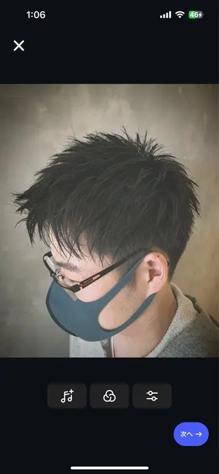 ショート メンズ メンズスタイル 櫻井康太のヘアスタイル