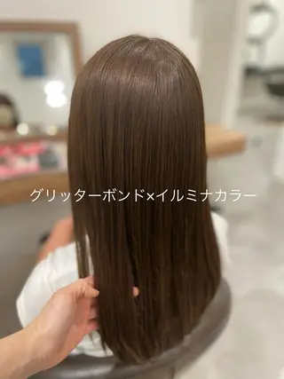 ロング カラー やまこし 美裕樹のヘアスタイル