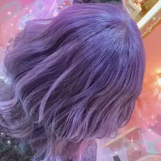 ミディアム カラー ビューティサロン ミルクのヘアスタイル