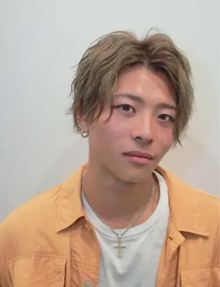 メンズ HAIR＆MAKE EARTH  戸塚店所属・透明感デザインカラー /髙橋/白髪ぼかし可のヘアスタイル