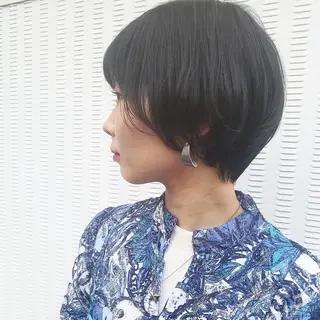 ショート 🙃 透明感カラー/ボブのヘアスタイル