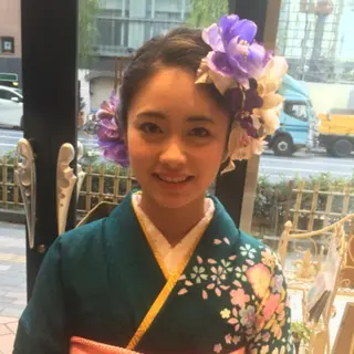 ロング ヘアアレンジ  知念　香トータル ビューティー🌷のヘアスタイル