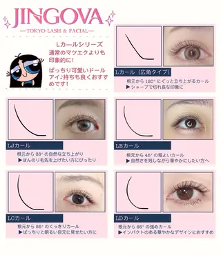マツエク・マツパ ユミナガ ジンのマツエク・マツパデザイン