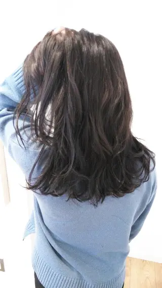 ミディアム カラー パーマ ヘアアレンジ メンズ キッズ ネイル マツエク・マツパ MEGUMI megumiのヘアスタイル