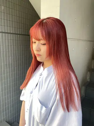 ロング カラー 横浜カラー/ブリーチ SAKI💫のヘアスタイル