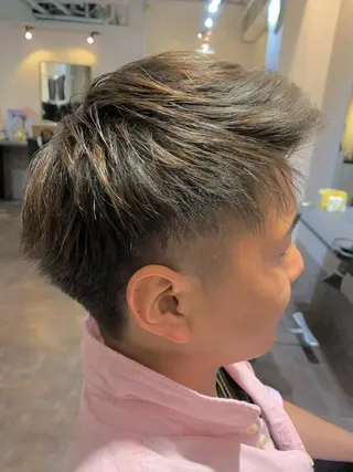 ショート カラー メンズ 💎赤み消しカラー 特化型デザイナー💎のヘアスタイル