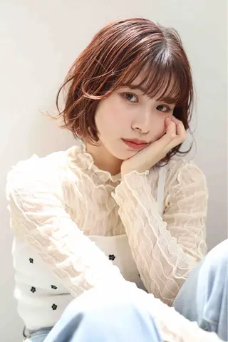 ミディアム 5 Noble ct .町田美容室のヘアスタイル
