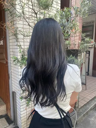 セミロング カラー ベージュ/アレンジ /横浜/杉本千夏のヘアスタイル