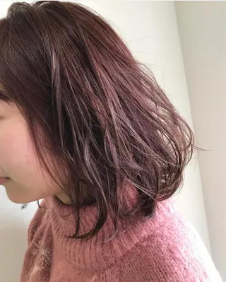 カラー ヘアアレンジ ネイル マツエク・マツパ 福壽 優奈のヘアスタイル