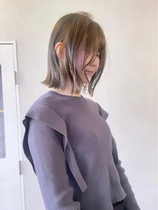 ミディアム カラー Peg.hair所属・柔らかhair🤍 Rinaのヘアスタイル