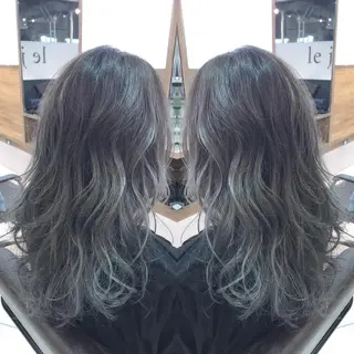 ロング カラー 青木 茂樹⭐️ 透明感カラーのヘアスタイル