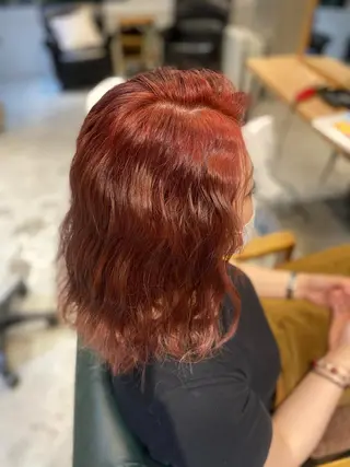 セミロング glowm店長 加藤翔太のヘアスタイル