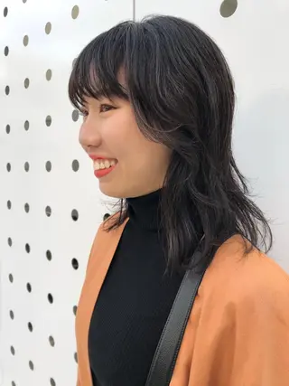 ミディアム eri kinjoのヘアスタイル