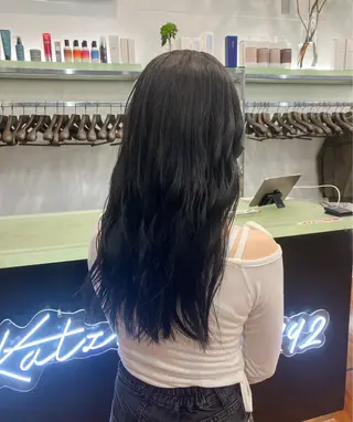 セミロング katz升田 大稀のヘアスタイル