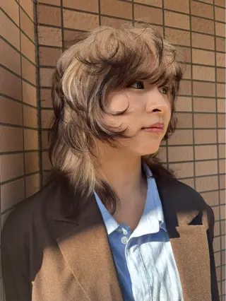 ミディアム カラー 後藤 一真のヘアスタイル