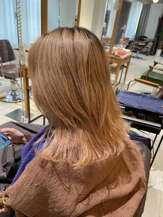 ミディアム カラー 過去一の柔髪ヘア 🌿einshairのヘアスタイル