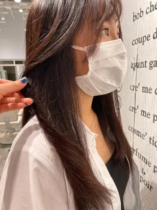 ロング カラー Maison  des M.SLASH所属・透明感カラー♪ Hanaeのヘアスタイル