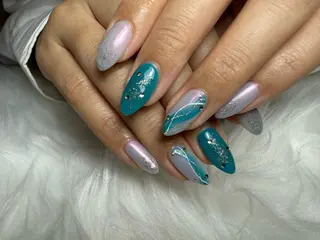 セミロング shandy nailのネイルデザイン