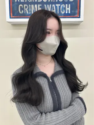 ロング レイヤーカット/髪質 改善/momo🎀のヘアスタイル