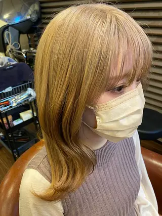 ロング カラー liL  hair サトウリョウタのヘアスタイル
