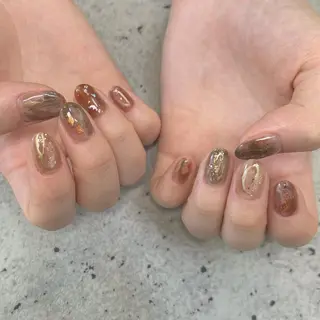 ネイル 新宿ニュアンスネイル makotoのネイルデザイン