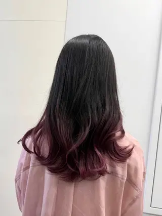 セミロング ✨透明感艶カラー YUKI✨のヘアスタイル