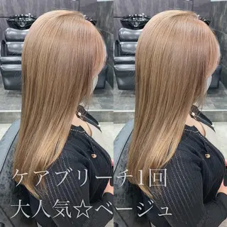 ロング 髪質改善🩵縮毛矯正 代々木/木下のヘアスタイル
