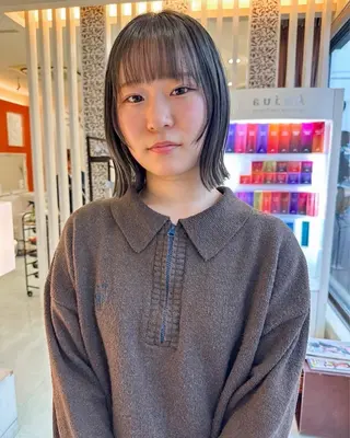 ミディアム 奥川拓哉/倉敷/中庄 /髪質改善/レイヤーのヘアスタイル