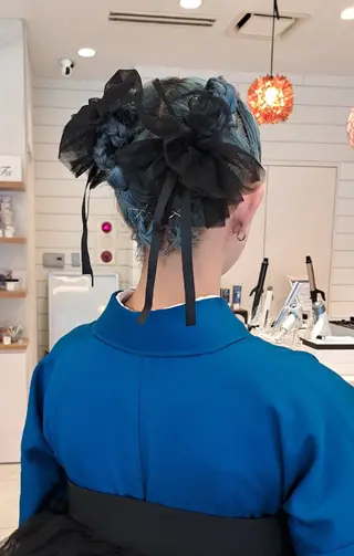 ヘアアレンジ ＭＩＹＵ/透明感 渋谷/ベージュカラーのヘアスタイル