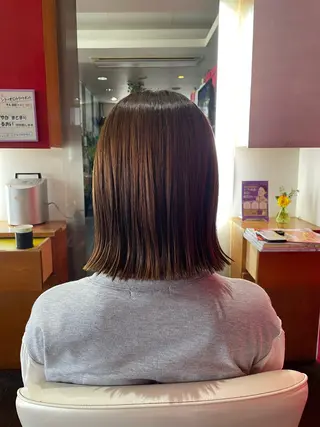 ミディアム カラー 美容室ARKS 黒田杏奈のヘアスタイル