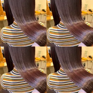 ロング カラー レイヤーカット/ 縮毛矯正🇰🇷早坂のヘアスタイル