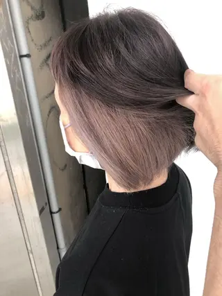 カラー ダブルスキルエクステ /羽エクステ白石宇由のヘアスタイル