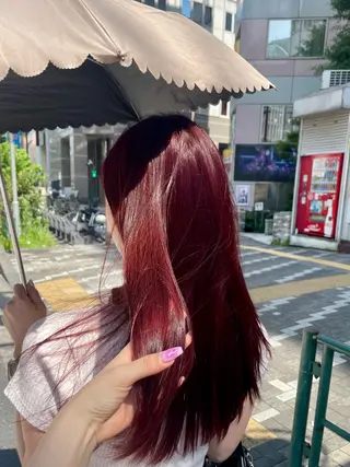 ロング カラー ヘアアレンジ kayo吉祥寺カラー モデル募集中✨のヘアスタイル