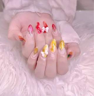 ネイル 長さだし専門店 M2　rikaのネイルデザイン