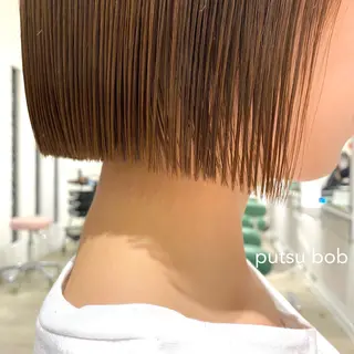 ショート カラー センターパート/ 暖色カラーayuのヘアスタイル