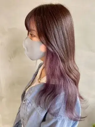ロング 金子 千登のヘアスタイル