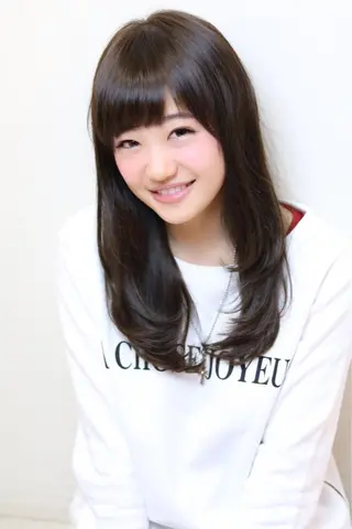 セミロング カラー パーマ 及川 翔のヘアスタイル
