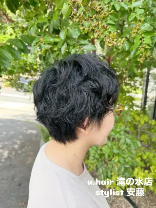 ショート u.hair滝の水店所属・安藤 真衣香のヘアスタイル
