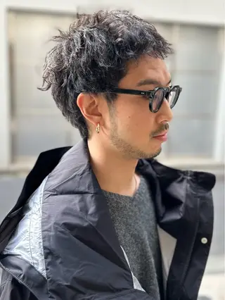 ショート パーマ 亀井 明美のヘアスタイル