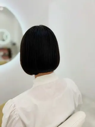 ショート カラー ✄﻿aini天王寺 ✄﻿ゆ乃のヘアスタイル