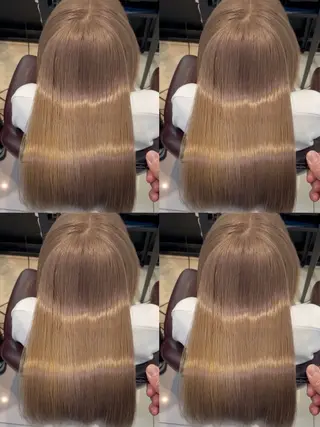 ロング カラー 🇰🇷失敗履歴再生 髪質改善七星🇰🇷のヘアスタイル